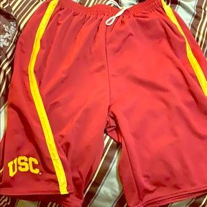 USC Trojan basketball shorts